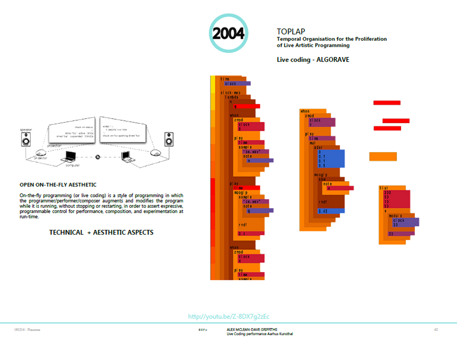 live artistic programming live coding algorave on-the-fly aesthetic alex mclean dave griffiths